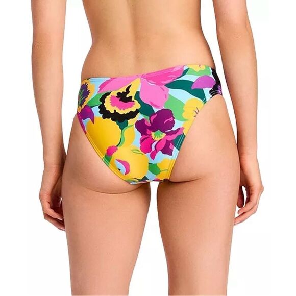 Kate Spade High Cut Bikini Bottom in Multi Color Size S - Picture 2 of 12